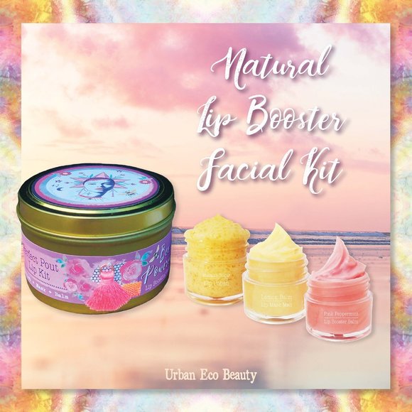 Perfect Pout Healthy Lip Booster Trio Kit / Organic Lip Plumping Kit - Picture 5 of 15